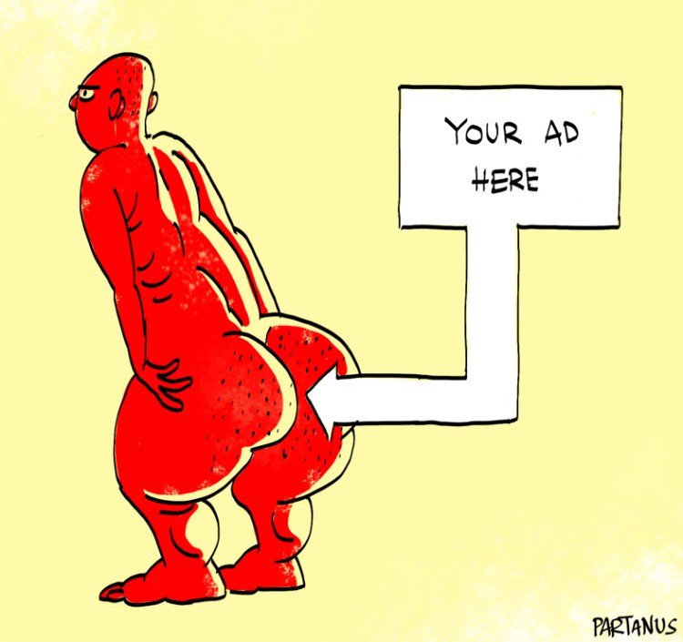 Cartoon advertising