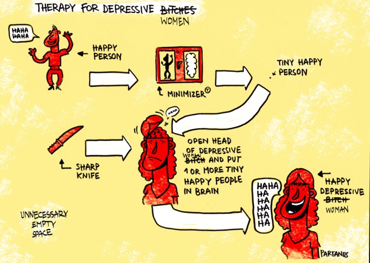 therapie voor depressieve wijven