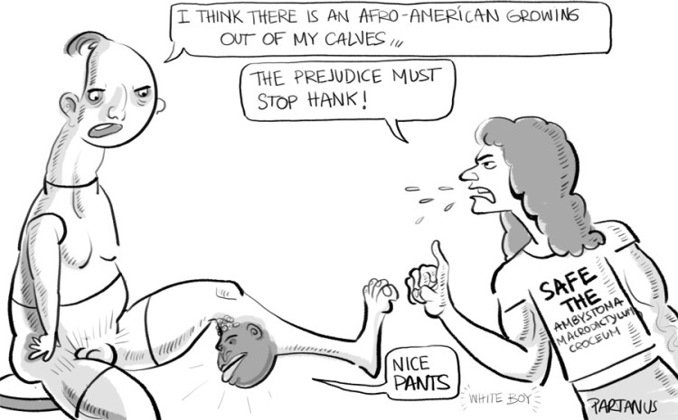 cartoon "tight pants" "political correctness" negro african-american